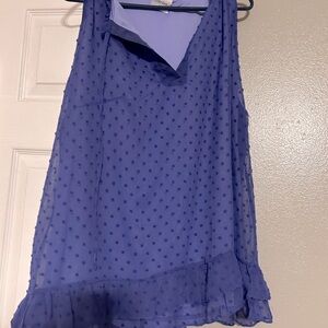 Like love 1xl tank top with dots on it